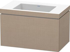 Duravit Waschtischunterbau L-CUBE m WT Vero Air 500x800x480mm o HL leinen