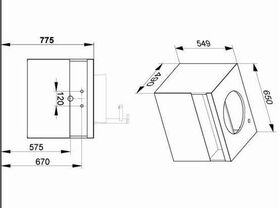 Keuco Waschtischunterbau STAGELINE 650x550x490mm inox