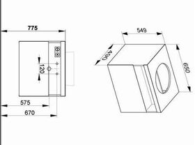 Keuco Waschtischunterbau STAGELINE 650x550x490mm inox