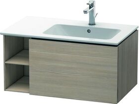 Duravit Waschtischunterbau L-CUBE 400x820x481mm, Becken rechts pine silver