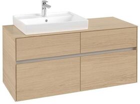 V&B Waschtischunterschrank COLLARO 120x54,8x50cm WT li Nordic Oak