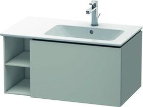 Duravit Waschtischunterbau L-CUBE 400x820x481mm Be rechts betongrau matt