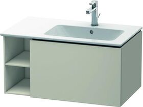 Duravit Waschtischunterbau L-CUBE 400x820x481mm, Becken rechts taupe