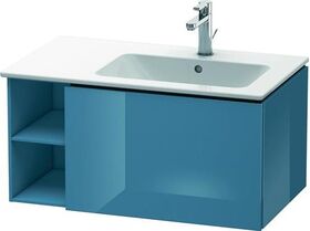 Duravit Waschtischunterbau L-CUBE 400x820x481mm Be re stone blue hochglanz