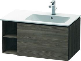 Duravit Waschtischunterbau L-CUBE 400x820x481mm, Becken rechts pine terra