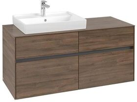 V&B Waschtischunterschrank COLLARO 120x54,8x50cm WT li Arizona Oak