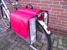 Fahrrad-Doppeltasche aus Tarpaulin, 1 Stück