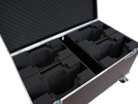 ROADINGER Flightcase 4x LED TMH-X10