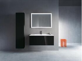 Duravit Waschtischunterbau L-CUBE 1020x481x400mm schwarz hochglanz