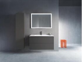 Duravit Waschtischunterbau L-CUBE 1020x481x550mm graphit matt