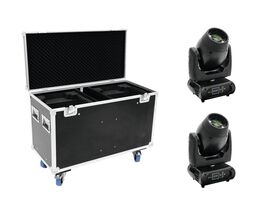 FUTURELIGHT Set 2x DMB-160 LED Moving-Head + Case