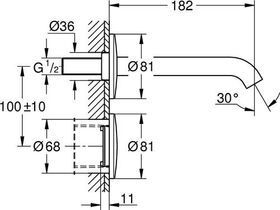 Grohe Infrarot-Elektronik ESSENCE E o Mischung Trafo chr