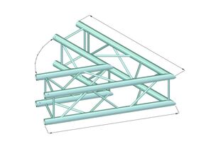 ALUTRUSS DECOLOCK DQ4-SPAC20 2-Weg Ecke 60° sw