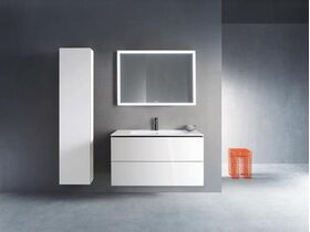 Duravit Hochschrank L-CUBE 400x243x1760mm Ans links weiß hochglanz