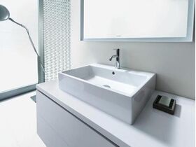 Duravit Konsole L-CUBE 30 St. 1 Ausschnitt 550 weiß hochglanz