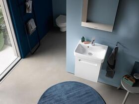 Waschtischunterbau Duravit No.1 1 Tür 390x346mm Ans rechts weiß matt