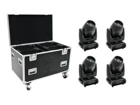 FUTURELIGHT Set 4x DMB-160 LED Moving-Head + Case