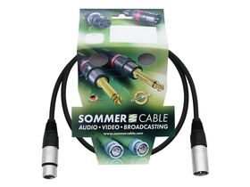 SOMMER CABLE XLR Kabel 3pol 0,9m sw Neutrik