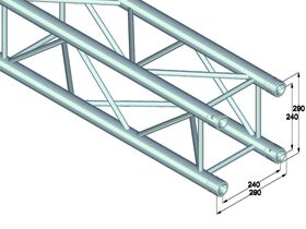 ALUTRUSS QUADLOCK QL-ET34-290 4-Punkt-Traverse