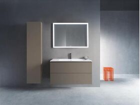 Duravit Hochschrank L-CUBE 400x243x1760mm Ans li fla gr seidenmatt