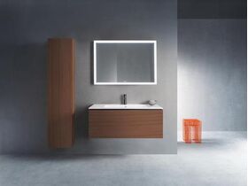 Duravit Waschtischunterbau L-CUBE 1020x481x400mm amerikanisch nussbaum