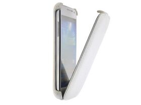 Star-Case® Flip ''Roma'' Classic für Samsung i9195 Galaxy S4 Mini White