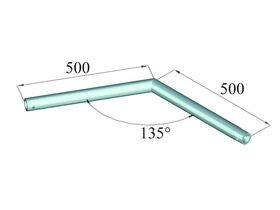 ALUTRUSS SINGLELOCK SPAC-23 QUICK-LOCK Ecke 135°