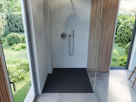 Duravit Duschwanne Sustano Quadrat 800x800x30mm dunkelgrau matt