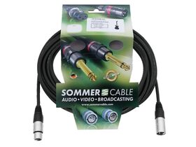 SOMMER CABLE XLR Kabel 3pol 20m sw Neutrik