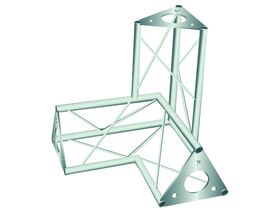 DECOTRUSS SAL-33 Ecke 3-Weg \/ rechts sil