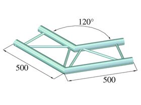 ALUTRUSS BILOCK BQ2-PAC22H 2-Weg Ecke 120°