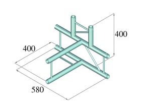 ALUTRUSS DECOLOCK DQ2-PAT42V 4-Weg T-Stück