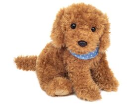 Goldendoodle sitzend, ca. 30 cm