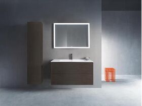 Duravit Hochschrank L-CUBE 400x243x1760mm Ans li Ei du gebürstet