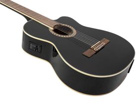 DIMAVERY CN-600E Klassikgitarre, schwarz