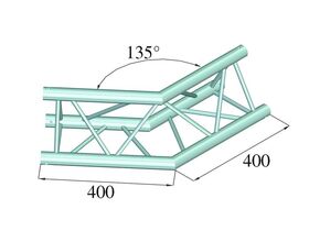 ALUTRUSS DECOLOCK DQ3-PAC23 2-Weg Ecke 135°