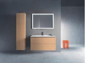 Duravit Hochschrank L-CUBE 400x243x1760mm Ans re eiche gebürstet