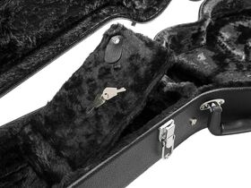 DIMAVERY Form-Case E-Gitarre LP, schwarz