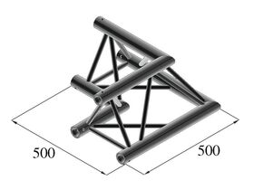 ALUTRUSS TRILOCK S-PAC 21 2-Weg-Ecke 90° schwarz