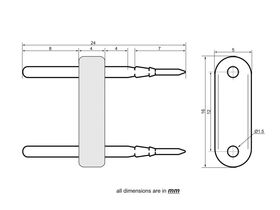 EUROLITE LED Neon Flex 230V Slim Einspeisekontaktstift