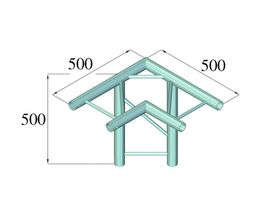 ALUTRUSS BILOCK BQ2-PAL31H 3-Weg Ecke 90°