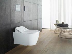 Duravit Wand-WC ME by Starck RIMLESS ti. 370x570mm SensoWash HG weiß