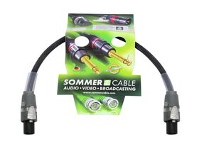 SOMMER CABLE Lautsprecherkabel Speakon 4x2,5 0,5m sw