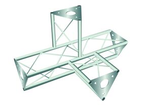 DECOTRUSS SAT-43 4-Weg-Stück /\ silber