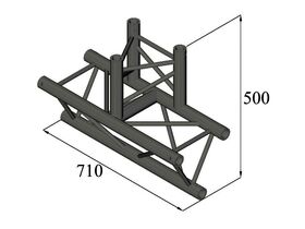 ALUTRUSS TRILOCK S-PAT-38 3-Weg-T-Stück