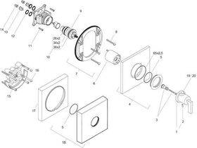 Thermostat HIGHFLOW AXOR CITTERIO 59 l/m UP m HGri stainless steel optic