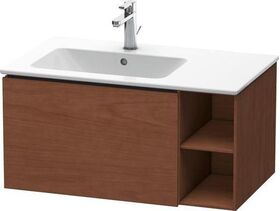 Duravit Waschtischunterbau L-CUBE 400x820x481mm Be li amerik nussbaum