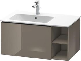 Duravit Waschtischunterbau L-CUBE 400x820x481mm Be li fla grey hochglanz