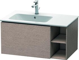 Duravit Waschtischunterbau L-CUBE 400x820x481mm Be links eiche kaschmir