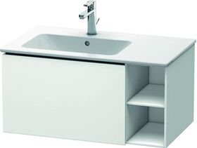 Duravit Waschtischunterbau L-CUBE 400x820x481mm, Becken links weiß matt